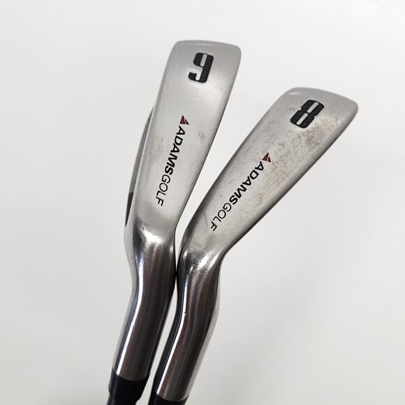 Adams Tight Lies 6 & 8 Irons Lot, RH Regular-Flex GT Steel Graphite Tips Shafts - Picture 3 of 15